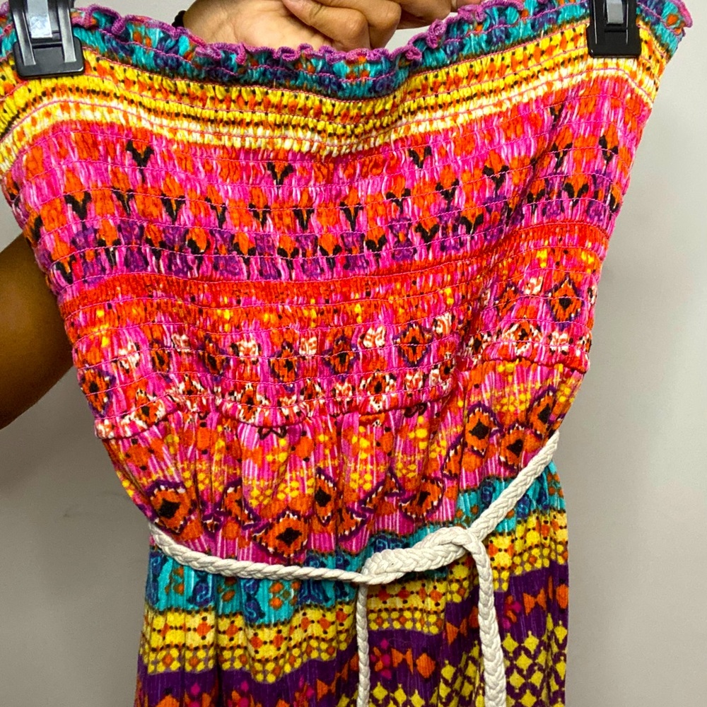 No Boundaries Maxi Tribal Print Dress